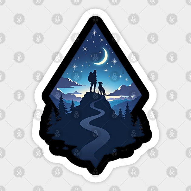 Summit Companions: Adventure Awaits Sticker by Steve